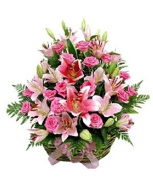 กระเช้าดอกไม้  sfbsk-022