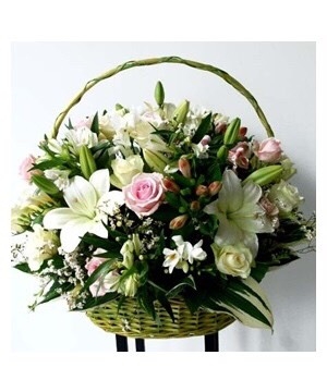 กระเช้าดอกไม้  sfbsk-025