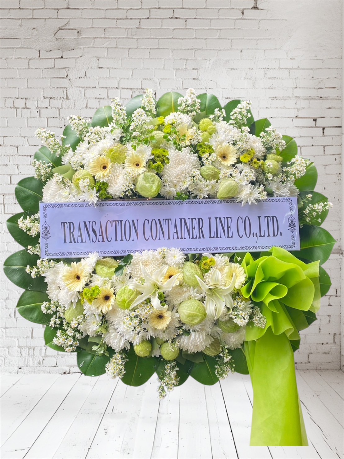 พวงหรีดวัดอุทัยทาราม