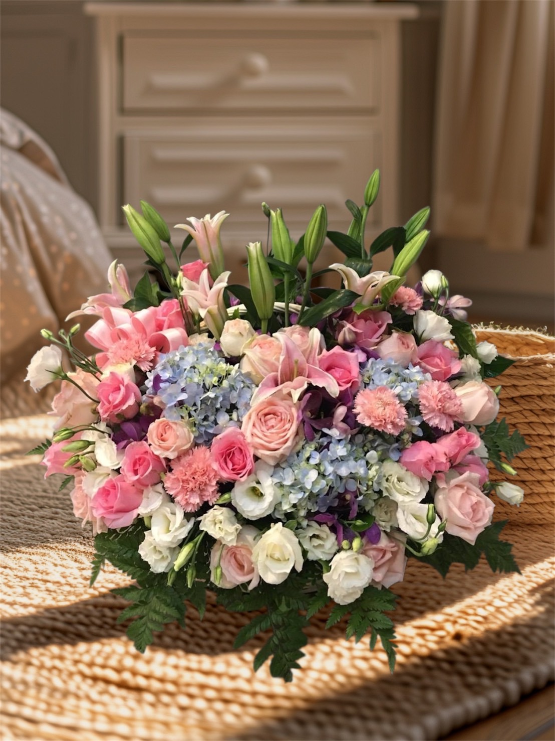 กระเช้าดอกไม้ - กระเช้าดอกไม้สวยๆ