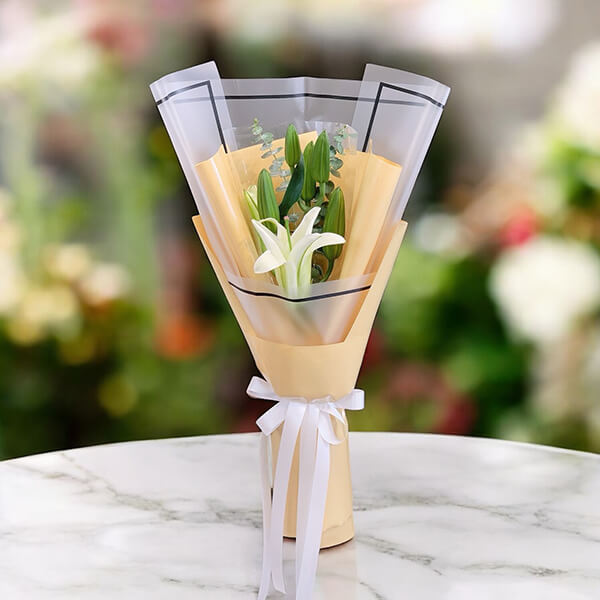 ช่อดอกไม้สด - ช่อดอกไม้ดอกเดี่ยว 