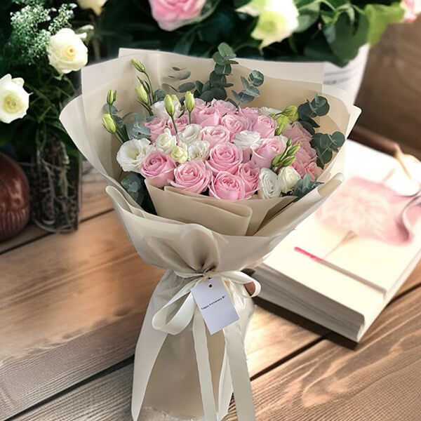 ช่อดอกไม้ Sweet Serenity Answer Bouquet