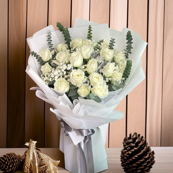 ช่อดอกไม้วาเลนไทน์ ดอกไม้วาเลนไทน์ SFV-019