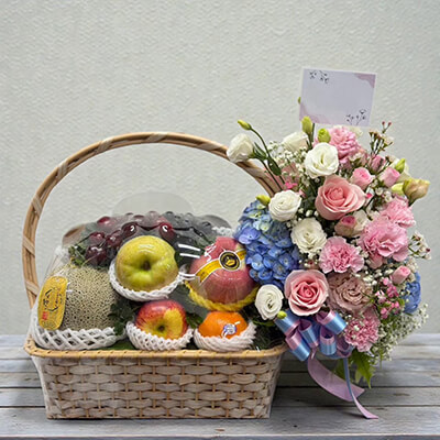 กระเช้าผลไม้ - พรีเมียม 025