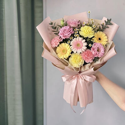 ช่อดอกไม้ Sunset Bloom Bouquet
