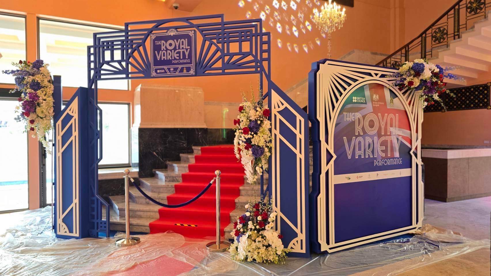 Welcome Reception & Gala Flower Backdrop by Story of Flower